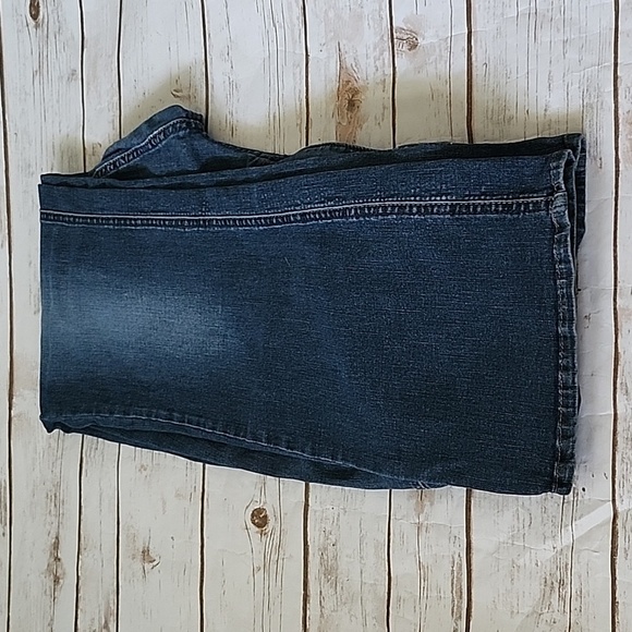 Riders by Lee Medium Wash Flare Jeans with Back Flap Pockets Size 16L - Picture 6 of 11